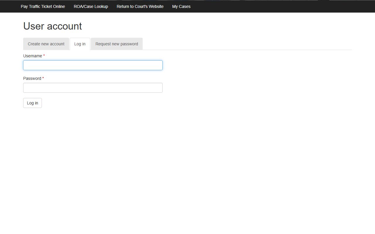 Imperial County court docket online search portal